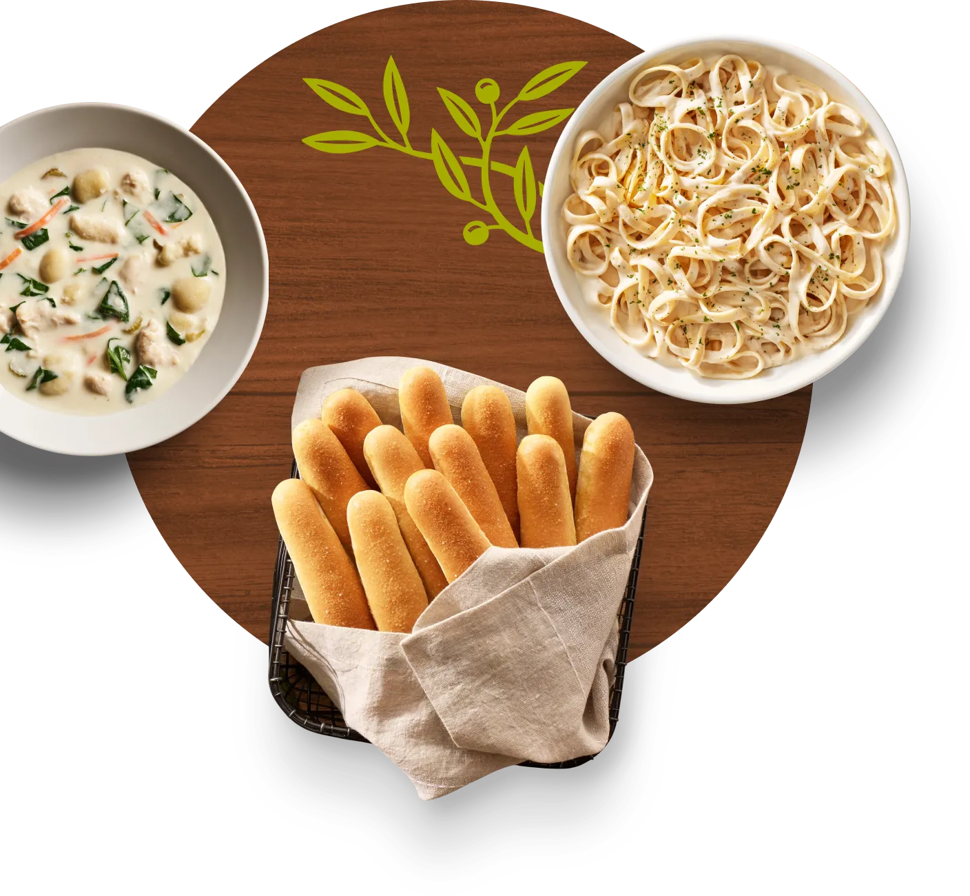 Platillos de Olive Garden